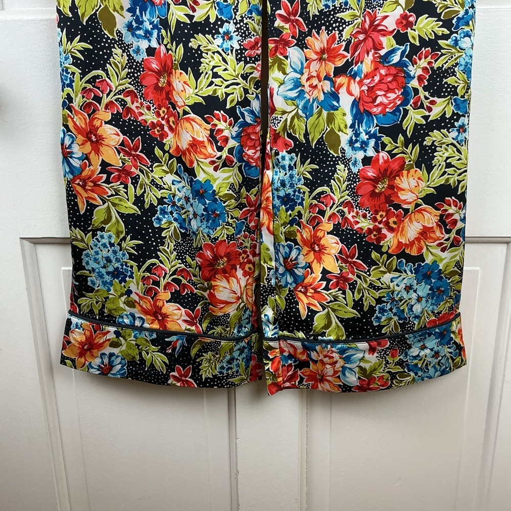 Bare Necessities Floral Silky Pajama Pants Colorful Boho - Picture 4 of 6